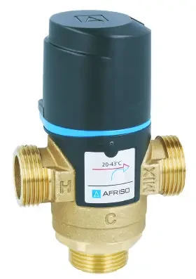 Термостатический клапан AFRISO ATM 341 20-43 3/4 н.р. - фото 1 - id-p189702486