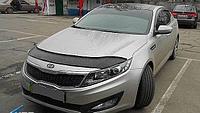 Дефлектор капота - мухобойка, KIA Optima 2012-..., VIP TUNING