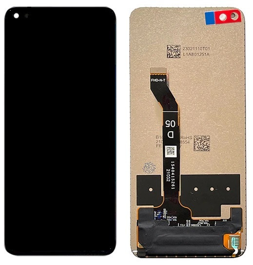 Дисплей (экран) для Huawei Nova 8i с тачскрином, черный