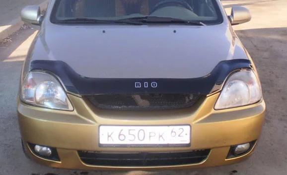 Дефлектор капота - мухобойка, KIA RIO II 2003-2005, VIP TUNING - фото 1 - id-p143772474