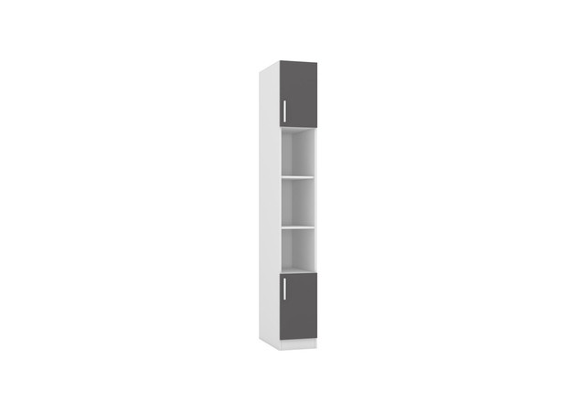Шкаф-пенал открытый Марсель МР-14 420 (графит серый) - фото 1 - id-p189708380