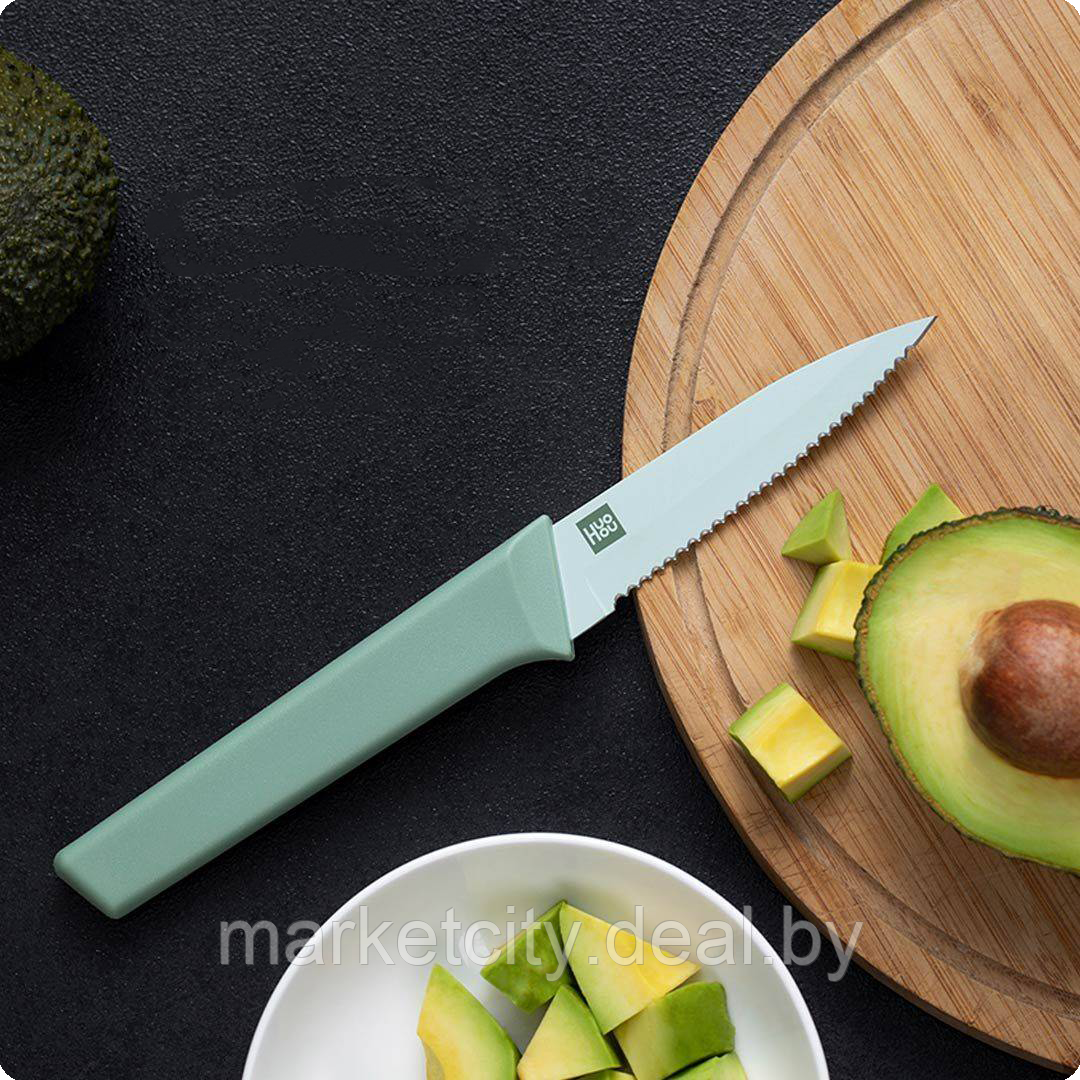 Набор ножей для овощей и фруктов Xiaomi HuoHou 3 предмета (HU0135) - фото 7 - id-p189708950