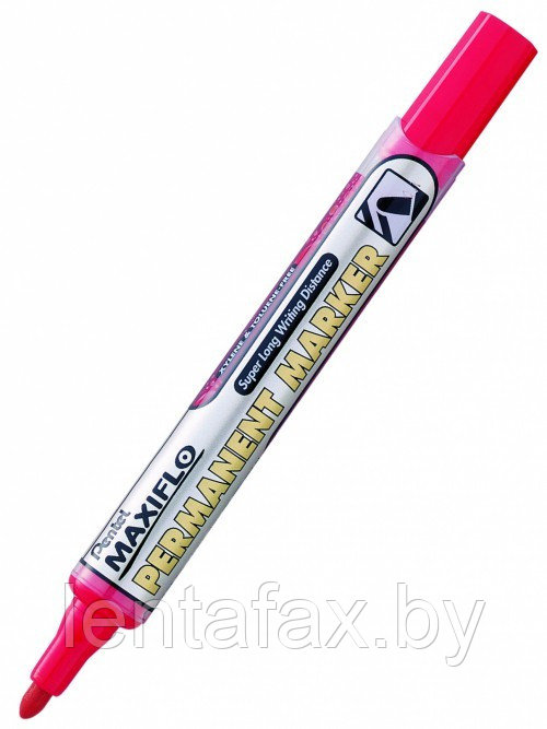 Маркер перманентный "Maxiflo" NLF50. КРАСНЫЙ.  Pentel