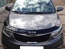 Дефлектор капота - мухобойка, KIA RIO III 2011-2017, ANV