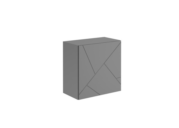 Шкаф навесной Гранж ШН-002 (серый шифер/матовая графит софт) - фото 1 - id-p189708555