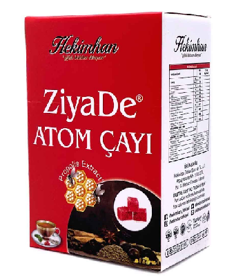 Турецкий чай в кубиках Hekimhan ZiyaDe с прополисом и специями, 170 гр (Турция) - фото 1 - id-p189717302
