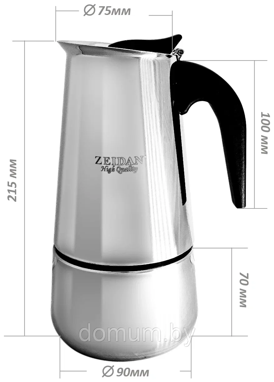 Эспрессо-кофеварка 300 мл Z-4072 - фото 3 - id-p189723939