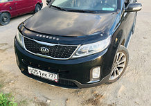 Дефлектор капота - мухобойка, KIA Sorento 2009-2015, VIP TUNING