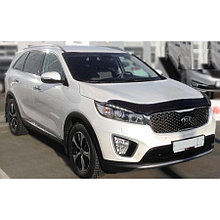 Дефлектор капота - мухобойка, KIA Sorento Prime 2015-..., VIP TUNING