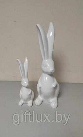 Кролики сувенир,гипс, 6*18 см (№11), фото 2