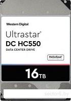Жесткий диск WD Ultrastar DC HC550 16TB WUH721816ALE6L4