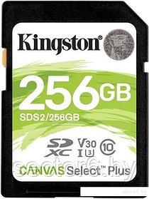 Карта памяти Kingston Canvas Select Plus SDXC 256GB