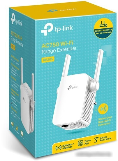 Точка доступа TP-Link RE205 - фото 4 - id-p189742690