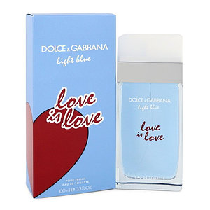 Акция 1+1=3 Женская туалетная вода Dolce&Gabbana Light Blue Love Is Love edt 100ml