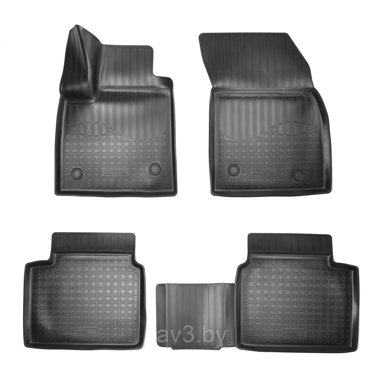 Коврики в салон Ford Focus 4 2018-2022 3D-форма l Norplast купить с ...