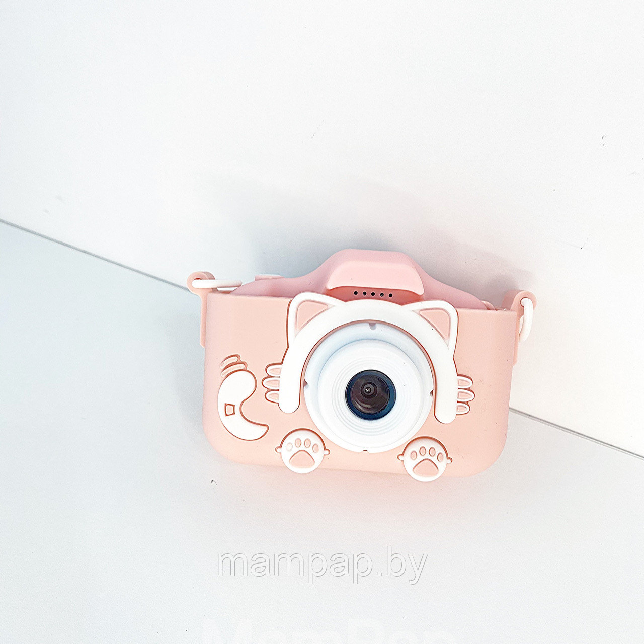 Детский фотоаппарат игрушка Котик + селфи камера + память / Детский цифровой фотоаппарат Котенок/ Розовый - фото 2 - id-p189746243