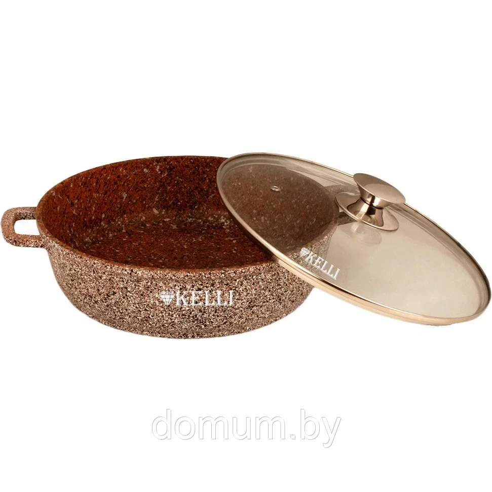 Сковорода-сотейник 7л с гранитным покрытием 32см KL-4019-32