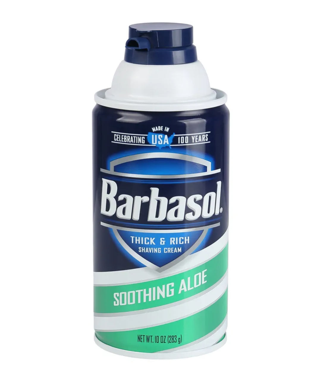 Крем-пена для бритья Barbasol смягчающая с экстрактом алоэ Soothing Aloe, 283 г - фото 1 - id-p189756571