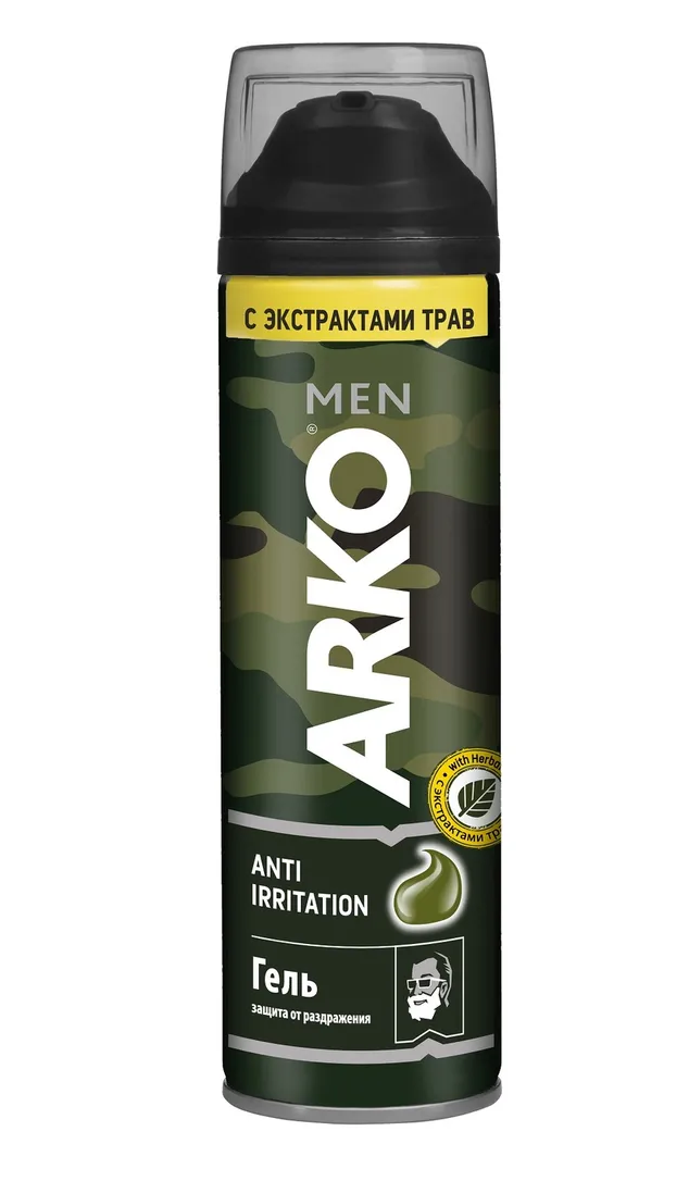 Arko Men Гель для бритья защита от раздражения, 200 мл - фото 1 - id-p189764879