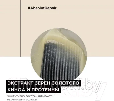 Шампунь для волос L'Oreal Professionnel Serie Expert Absolut Repair Gold Quinoa+Protein - фото 6 - id-p145183900