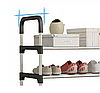 Полка для обуви металлическая 5 ярусов Easy Shoe Rack / Этажерка 110х55х30см. / Обувница напольная, 15 пар, фото 3