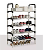 Полка для обуви металлическая 5 ярусов Easy Shoe Rack / Этажерка 110х55х30см. / Обувница напольная, 15 пар, фото 6