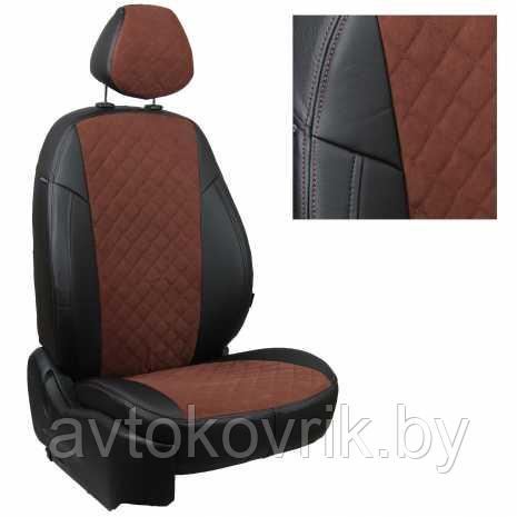 Чехлы для Chevrolet Captiva 2006-2013 из алькантары на автомобильные сиденья - фото 6 - id-p189772562