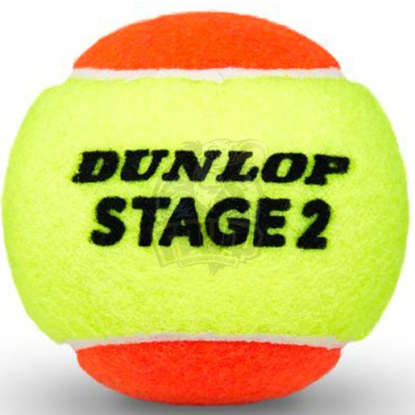 Мячи теннисные Dunlop Stage 2 Orange (3 мяча в тубе) (арт. 622DN601339)