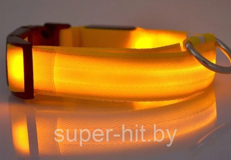 Светящийся ошейник для собак (3 режима) Glowing Dog Collar - фото 5 - id-p189792248