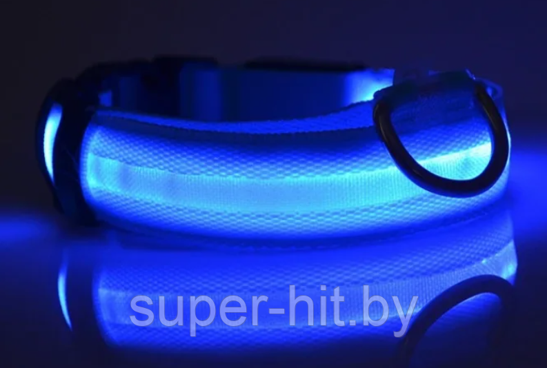 Светящийся ошейник для собак (3 режима) Glowing Dog Collar - фото 6 - id-p189792248