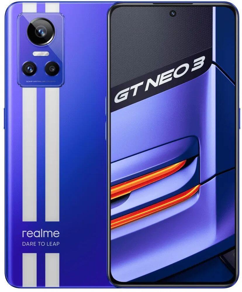 Realme Realme GT Neo 3 80W 8/128GB Синий - фото 1 - id-p189733536