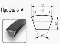 Ремень клиновой А-1000 (13х1000)