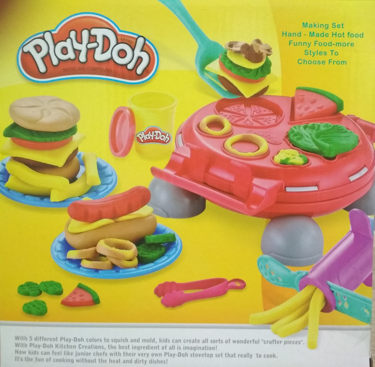 Игровой набор пластилина Play-Doh "Бургер барбекю" - фото 2 - id-p189843325