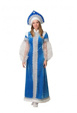 Карнавальный костюм Снегурочка  Славная 180, взрослый