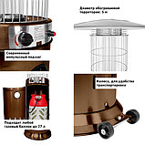 Уличный газовый обогреватель Aesto A-08Т, античный коричневый, фото 3