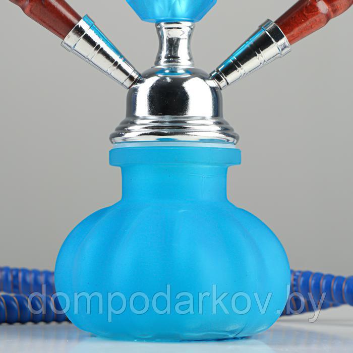 Кальян "Фуджейра", 25 см, синий, 2 трубки - фото 2 - id-p189860745