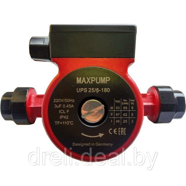 Насос Maxpump UPS 25/6-180 - фото 1 - id-p189860832