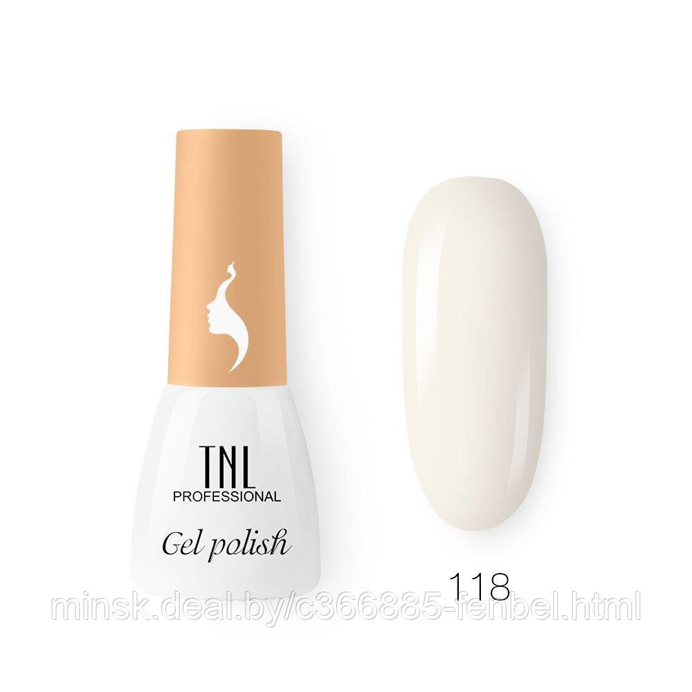 "TNL" Гель-лак "8 Чувств" Mini №118 - взбитое молоко, 3.5 мл.