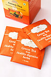 Зеленый чай с травами для Здоровья Пищеварительной системы Baps Amrut 1 саше Индия, фото 2