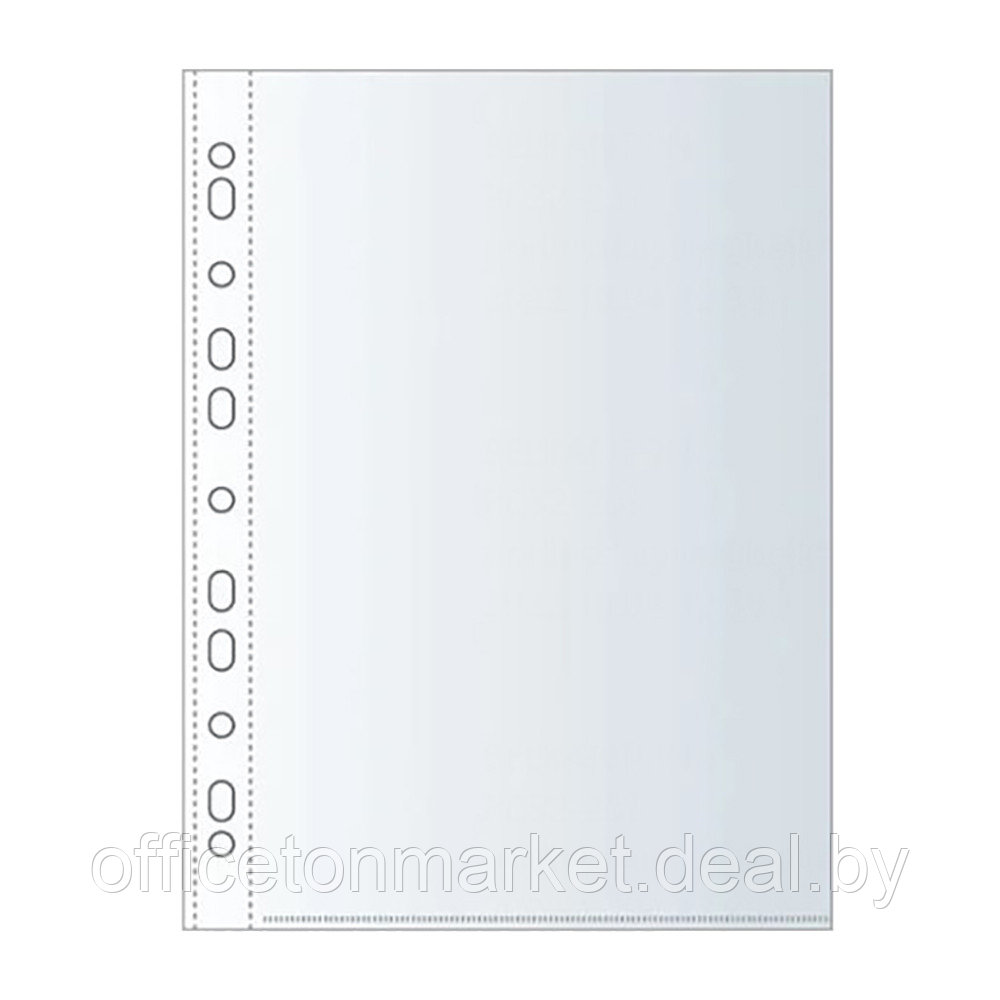 Файл (папка-карман) "Inter-folia", A4, 50 шт, 75 мк, прозрачный - фото 1 - id-p188070601