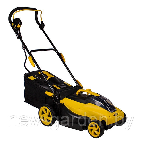 Газонокосилка аккумуляторная, 36V, 4,0Ah., Li-ion, 30мин, 380мм, 20-70мм, 45л, 2800об/мин. Без АКБ и ЗУ., фото 1