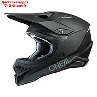 Шлем кроссовый O NEAL 3Series SOLID цвет черный, размер L