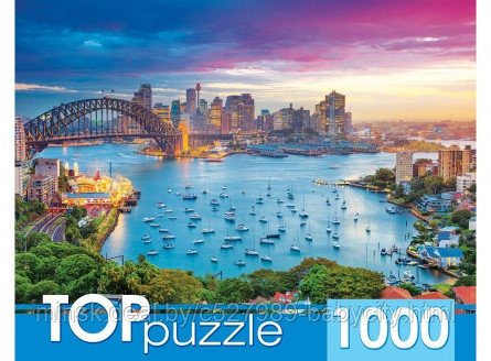 TOPpuzzle. ПАЗЛЫ 1000 элементов. Австралия. Сидней - фото 1 - id-p189870449