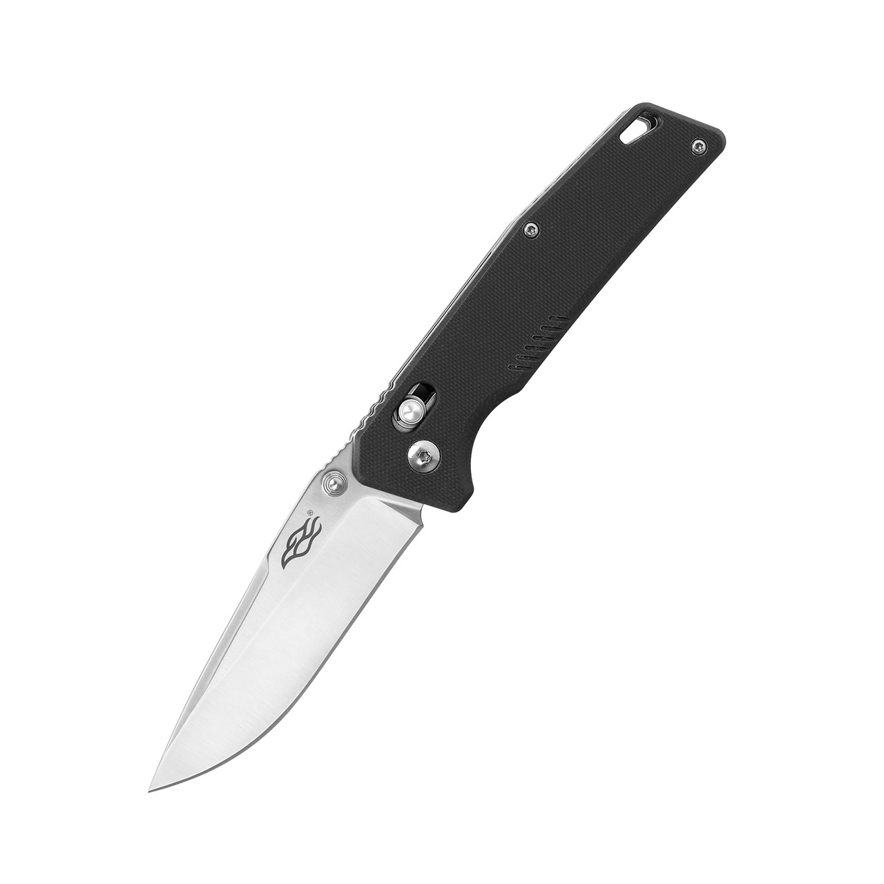 Нож складной "Firebird by Ganzo" с клипсой, дл.клинка 87 мм, заточка - plain, сталь 440С, цв. чёрный - фото 1 - id-p189869515