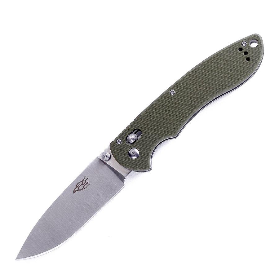 Нож складной "Firebird by Ganzo" с клипсой, дл.клинка 95 мм, сталь 440С, цв. зелёный - фото 1 - id-p189869526