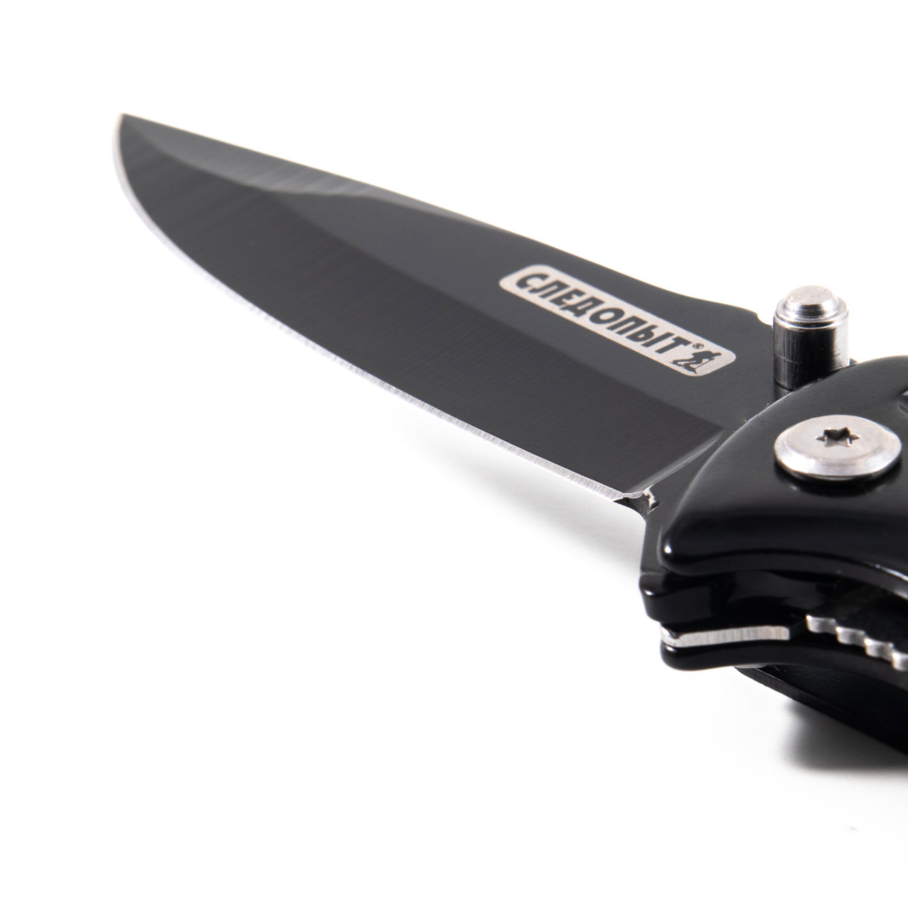 Нож туристический "СЛЕДОПЫТ" с зажимом, дл. клинка 75 мм, на блистере/120/ - фото 8 - id-p189869537