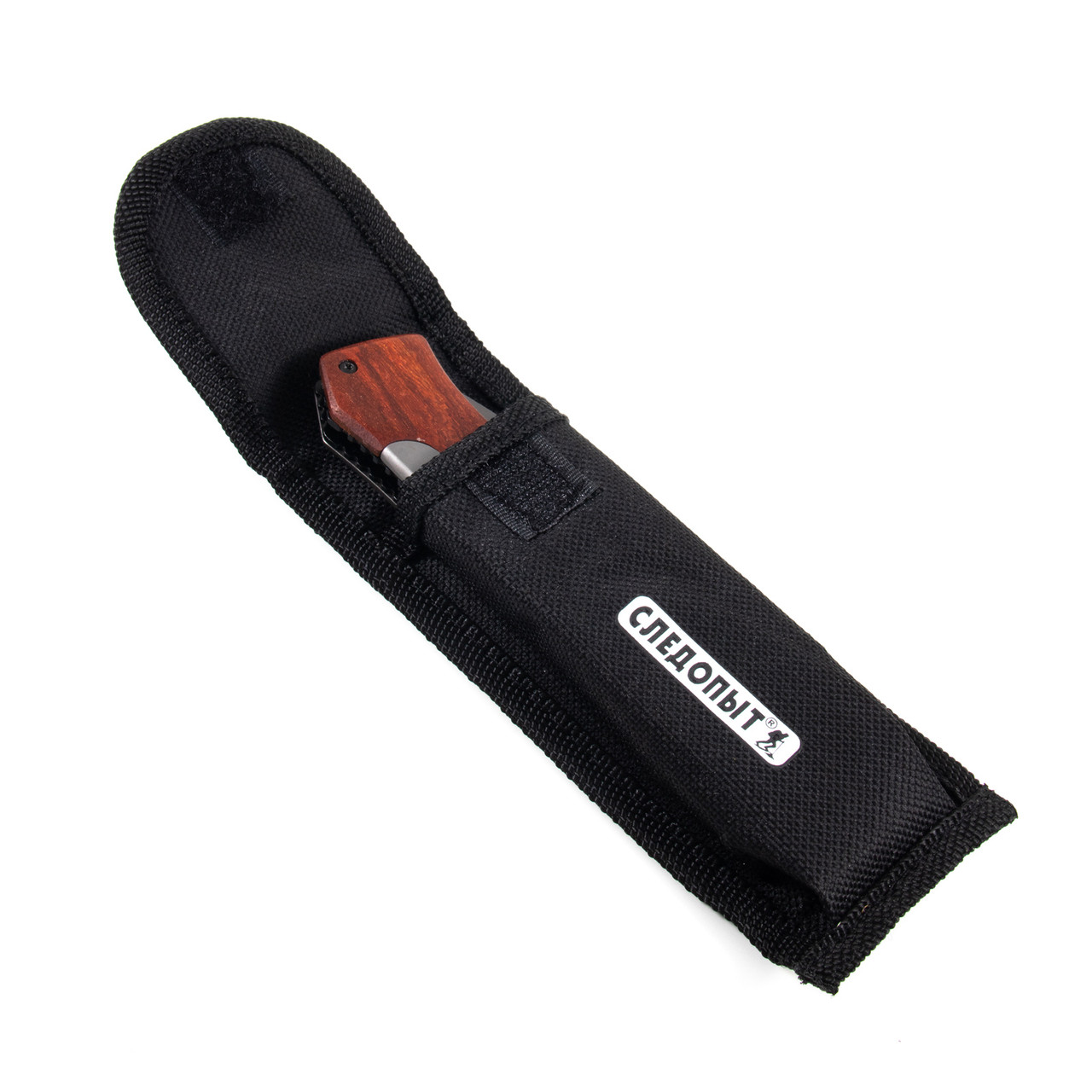 Нож туристический "СЛЕДОПЫТ", деревянная ручка, дл. клинка 100 мм, в чехле/120/ - фото 7 - id-p189869538
