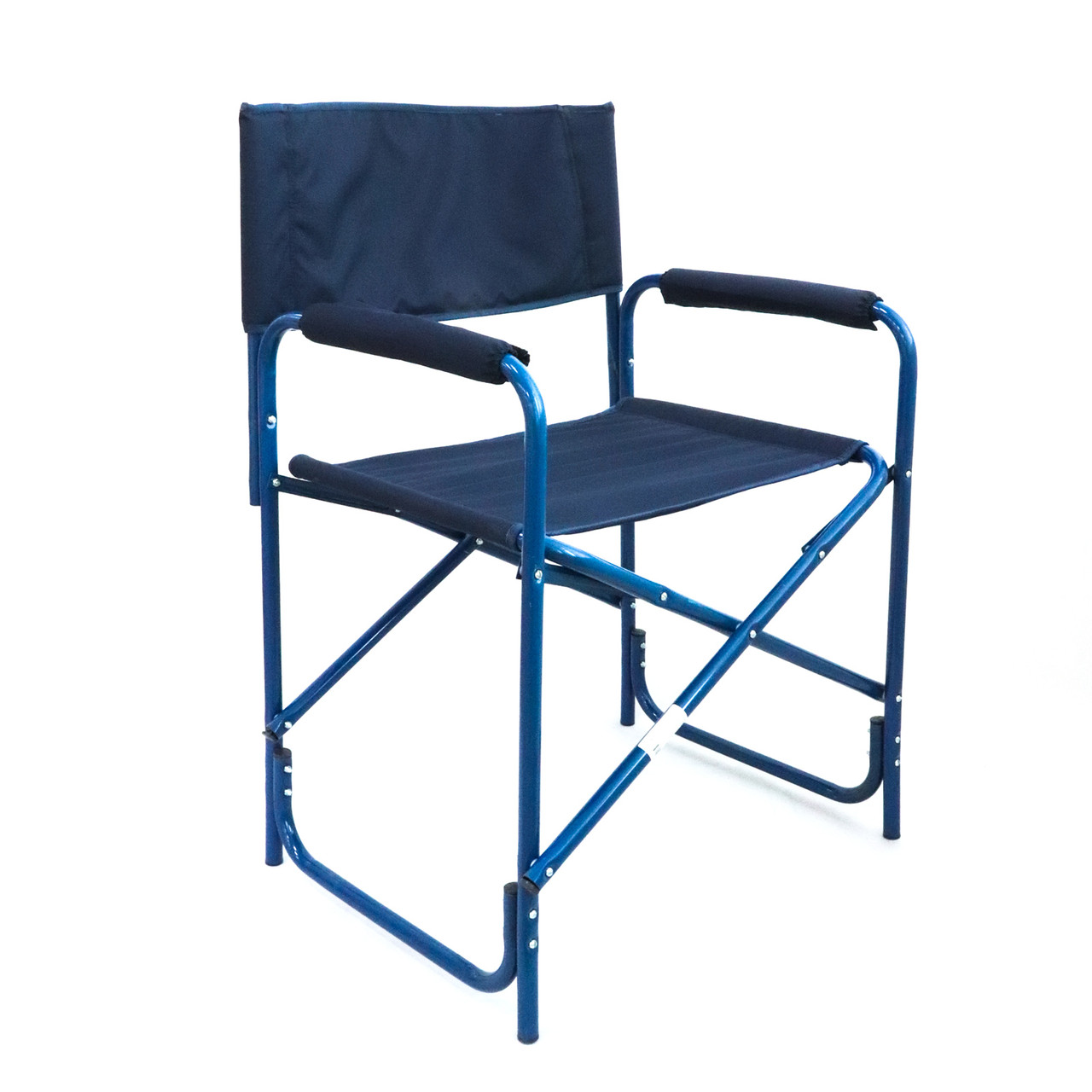Кресло складное "СЛЕДОПЫТ" 585х450х825 мм, сталь 20 мм, синий - фото 2 - id-p189869668