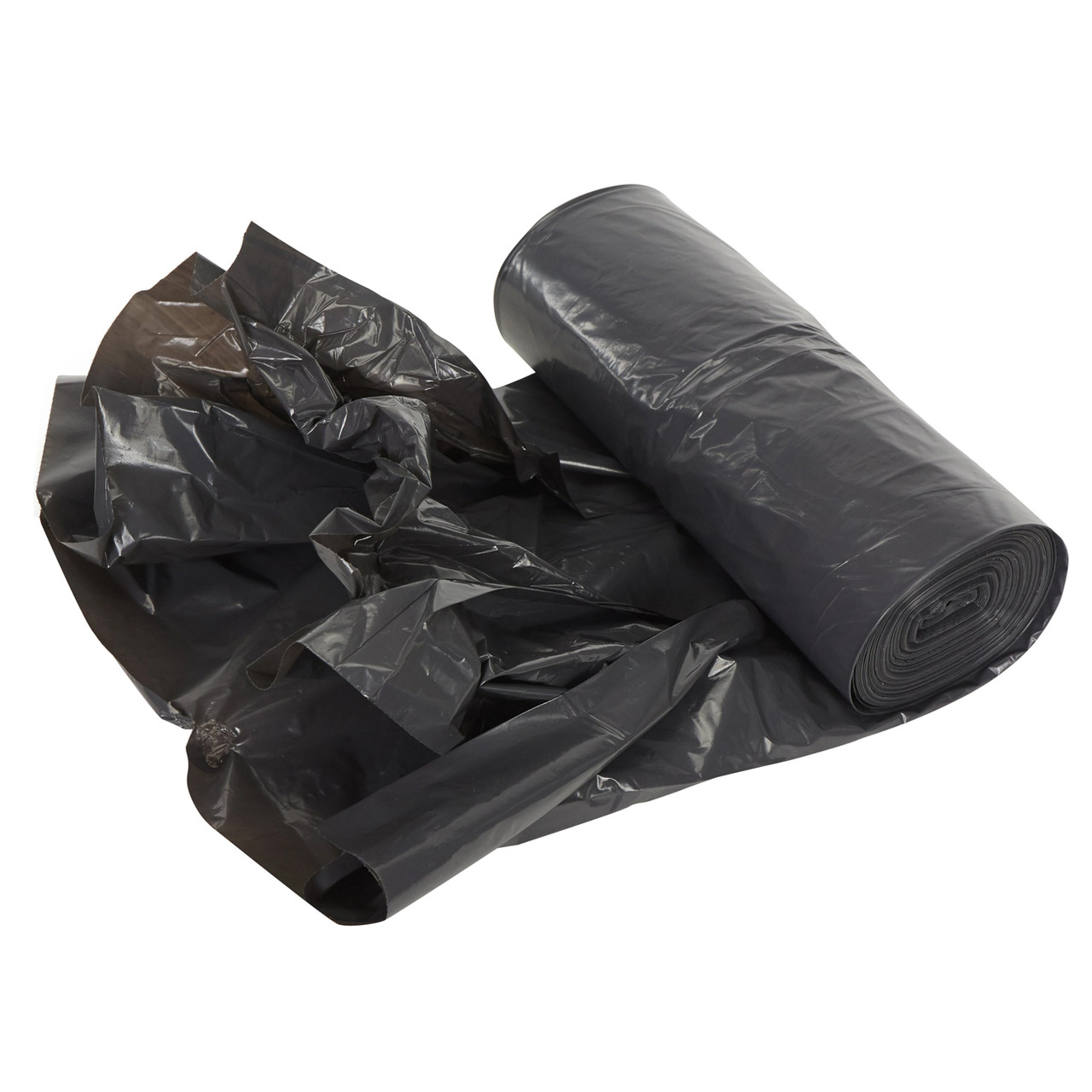 Мешки для мусора 35л., 25 шт/рулон, ПНД, 8мкм., 44*50см., цв.черный - фото 1 - id-p189869385