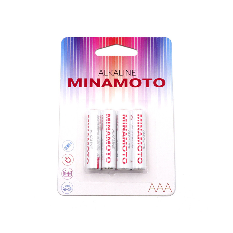 Батарейка MINAMOTO LR03 Alkaline/4/192/ - фото 1 - id-p189870026